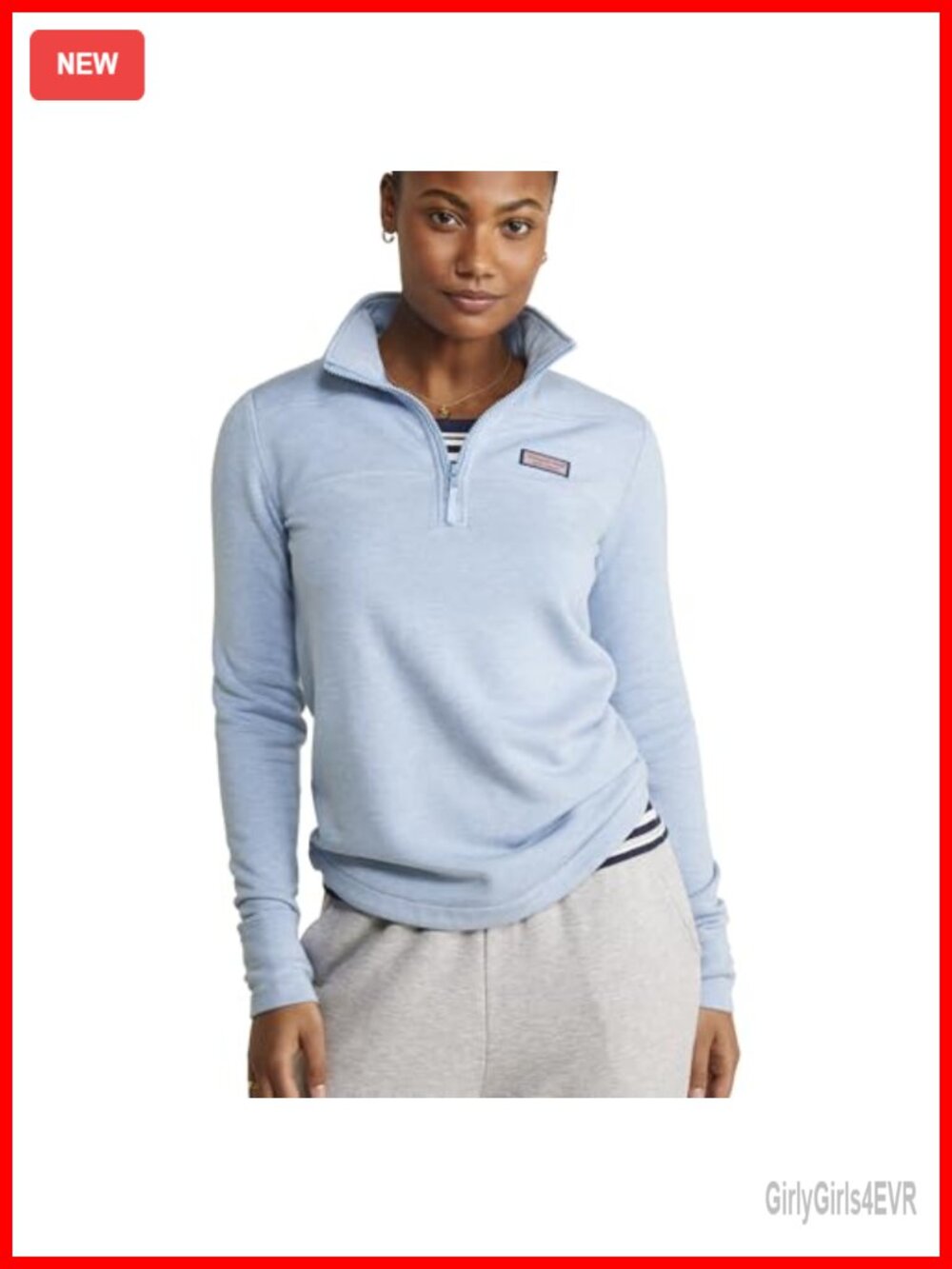 Women's Dreamcloth Relaxed Shep Shirt Quarter-Zip Pullover